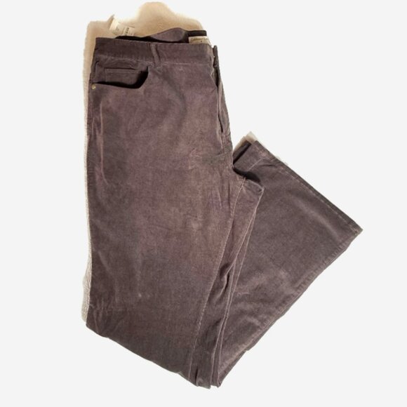 Coldwater Creek Chocolate Brown Corduroy Bootcut Pants Women’s Size 20 - Picture 2 of 8
